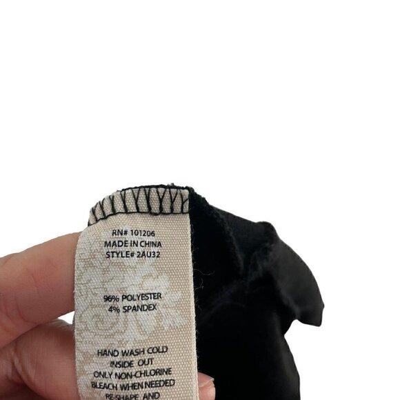 Soft Surroundings Cowl Neck Off Shoulder Tunic Sweater Black size Small - Picture 8 of 8